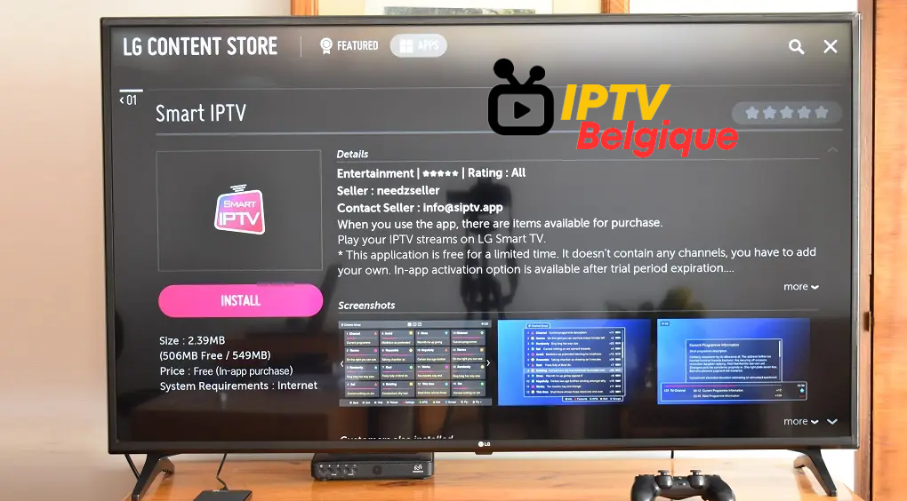 IPTV Smart TV LG : Comment installer ?- IPTV Belgique - IPTV BELGIQUE